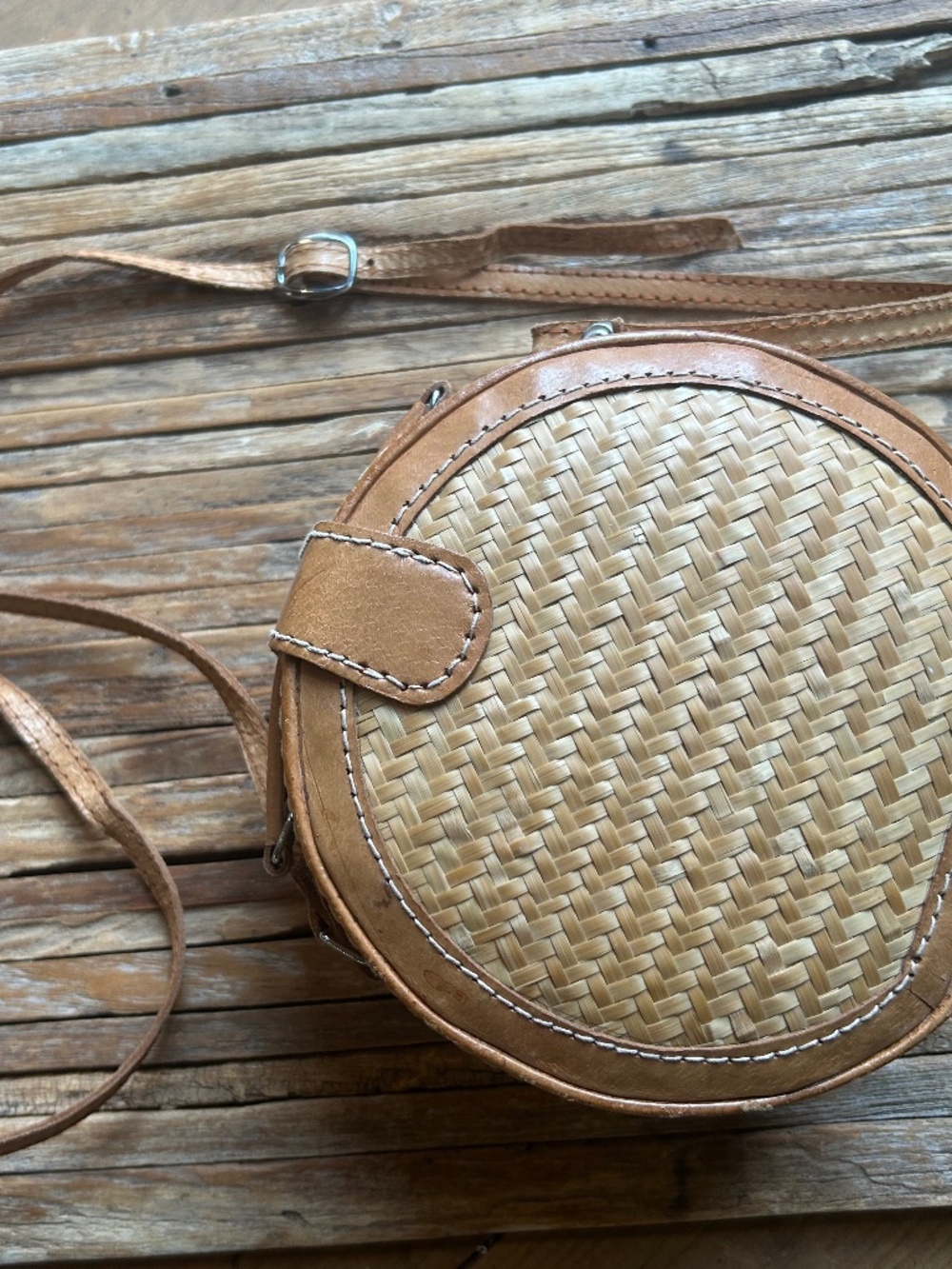 Adorable unique woven handbag